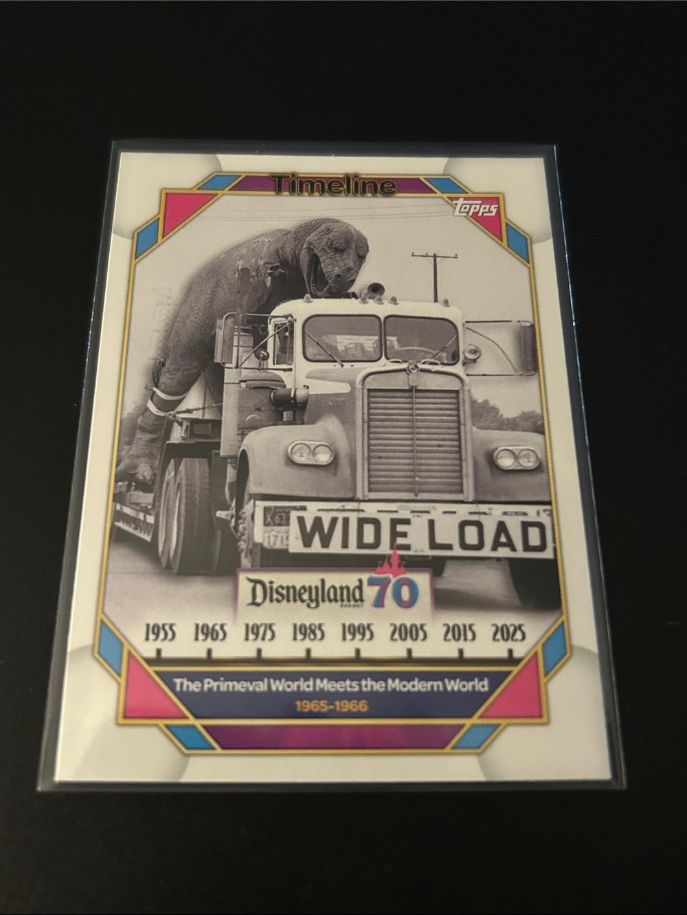 Disneyland 70th anniversary Topps Trading Card